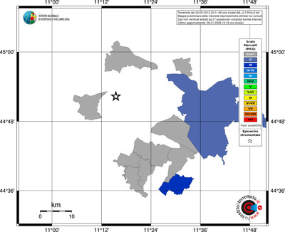 Mappa MCS - territori comuni