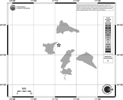 Mappa EMS - territori comuni