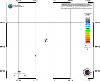 Mappa EMS - territori località