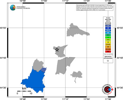 Mappa MCS - territori comuni