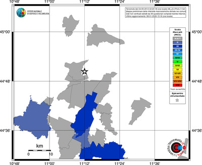 Mappa MCS - territori comuni