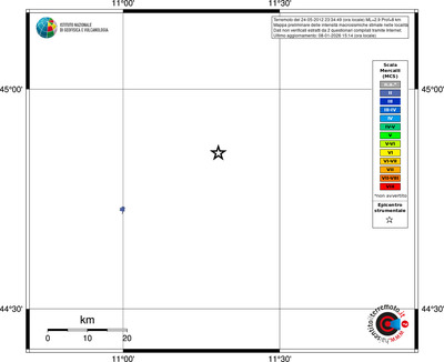 Mappa MCS - territori località