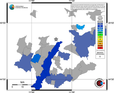 Mappa MCS - territori comuni