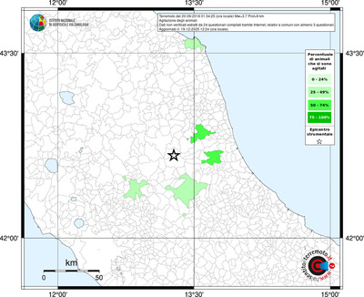 Mappa territorio comunale con almeno 3 questionari