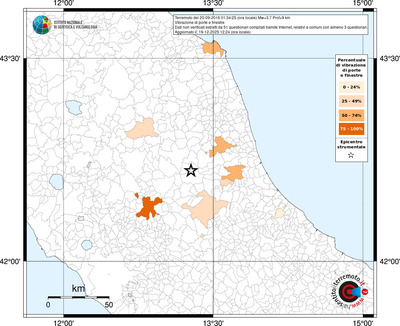 Mappa territorio comunale con almeno 3 questionari