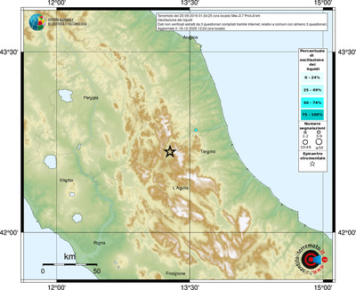 Mappa comuni con almeno 3 questionari