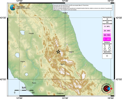 Mappa comuni con almeno 3 questionari