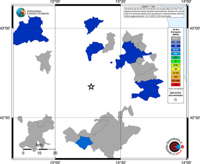 Mappa EMS - territori comuni