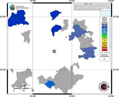 Mappa MCS - territori comuni