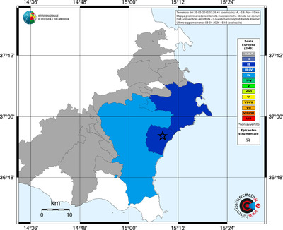 Mappa EMS - territori comuni