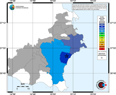 Mappa MCS - territori comuni