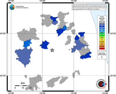 Mappa MCS - territori comuni
