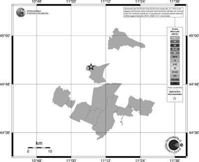 Mappa MCS - territori comuni