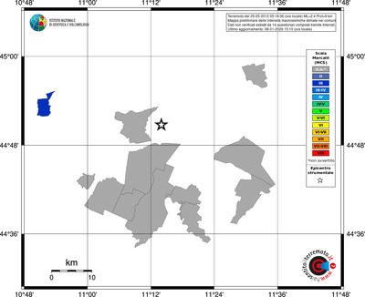 Mappa MCS - territori comuni