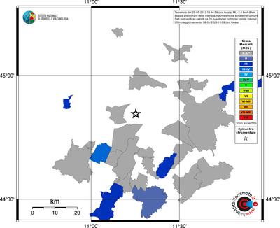 Mappa MCS - territori comuni