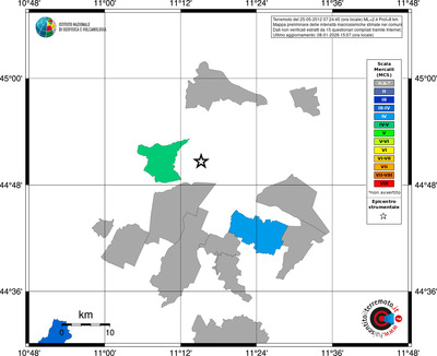 Mappa MCS - territori comuni