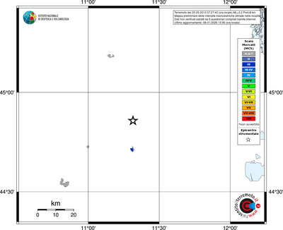 Mappa MCS - territori località