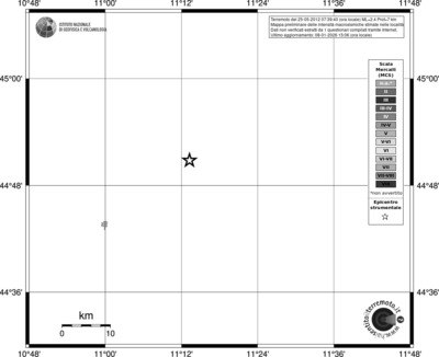 Mappa MCS - territori località