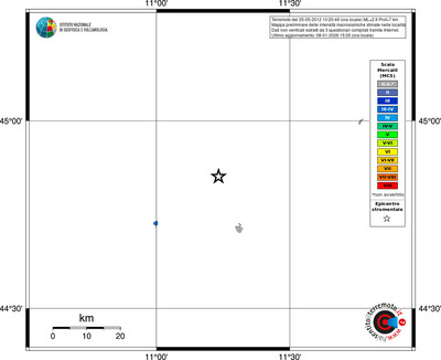 Mappa MCS - territori località