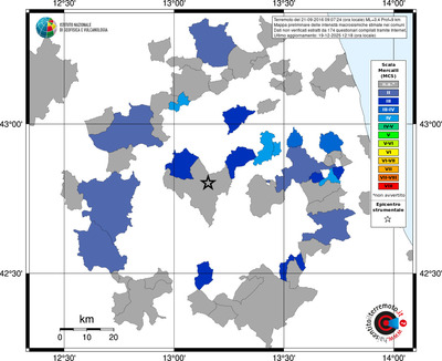 Mappa MCS - territori comuni