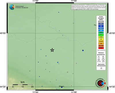 Mappa EMS - comuni
