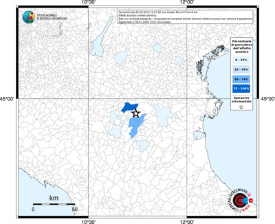 Mappa territorio comunale con almeno 3 questionari