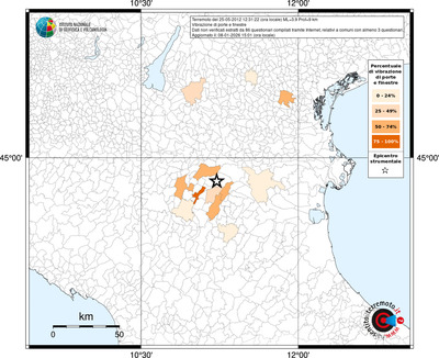 Mappa territorio comunale con almeno 3 questionari