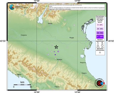 Mappa comuni con almeno 3 questionari