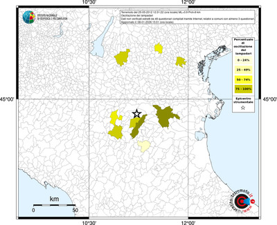 Mappa territorio comunale con almeno 3 questionari