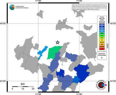 Mappa MCS - territori comuni