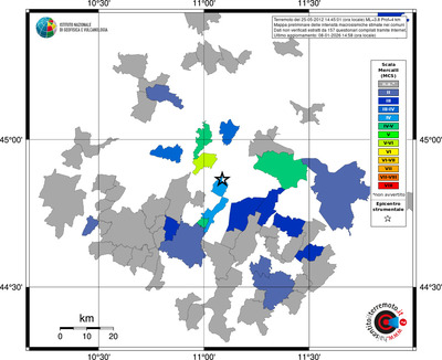 Mappa MCS - territori comuni