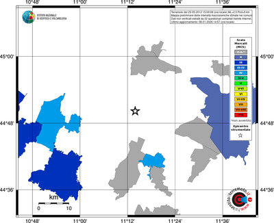 Mappa MCS - territori comuni