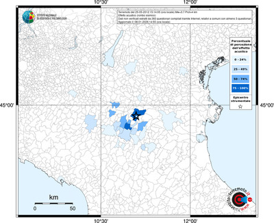 Mappa territorio comunale con almeno 3 questionari