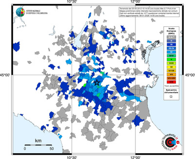 Mappa EMS - territori comuni
