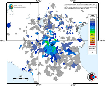 Mappa MCS - territori comuni