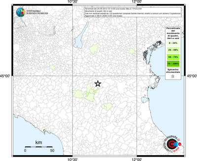 Mappa territorio comunale con almeno 3 questionari