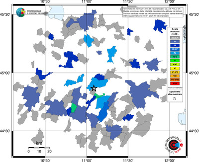 Mappa MCS - territori comuni