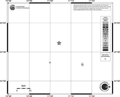 Mappa EMS - territori località