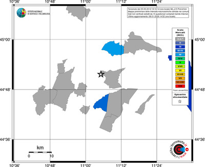 Mappa MCS - territori comuni