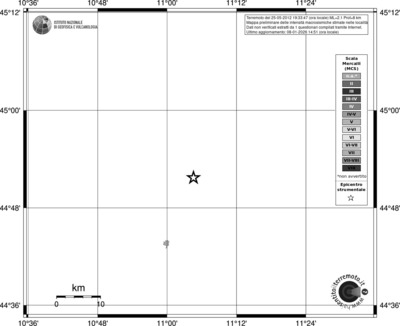 Mappa MCS - territori località