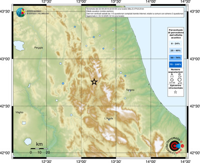 Mappa comuni con almeno 3 questionari