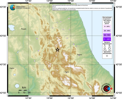 Mappa comuni con almeno 3 questionari