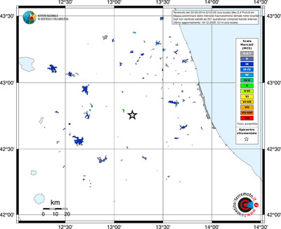 Mappa MCS - territori località