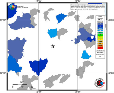 Mappa MCS - territori comuni