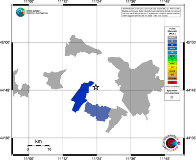 Mappa MCS - territori comuni