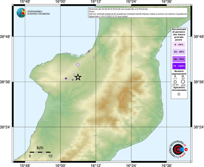 Mappa comuni con almeno 3 questionari