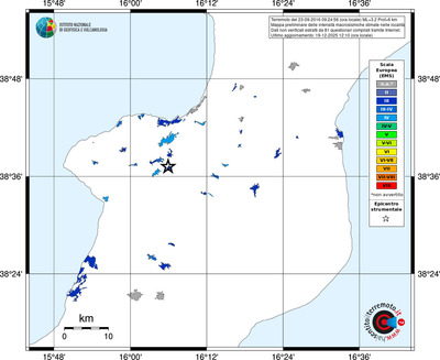 Mappa EMS - territori località