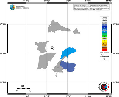 Mappa MCS - territori comuni