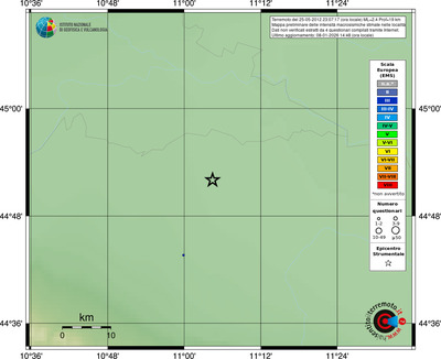 Mappa EMS - località