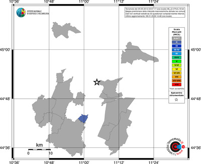 Mappa MCS - territori comuni